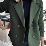 SORELLE™ - Chic Knit-Sleeve Blazer