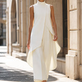 Everly™ - Chic Wide-Leg Two-Piece Suit