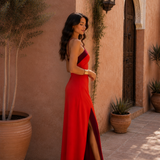 Wategos - Side Slit Halter Dress