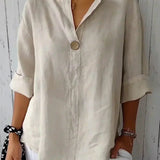 Nayla - Relaxed V-Neck Top