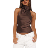 Chinie - Stylish Sleeveless Halter Blouse
