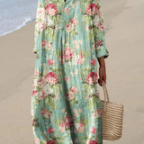 Amara | Lightweight Long-Sleeve Summer Dress