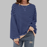 LUKA™ - Striped Long Sleeve Round Neck Casual Shirt