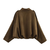 MORTIZIA™ – Chic Cropped Modern Aviator Jacket