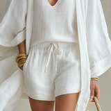 Effortless Three-Piece Lightweight Layered Outfit