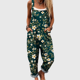 Ellie – Emerald Floral Overall
