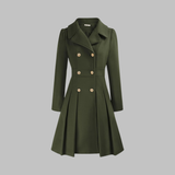 DAMI™ - Elegant Double Button Long Sleeve Coat