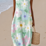 Pastel Blossom Erin Midi Dress