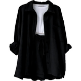 VERA™ – Contemporary Button-Up Shorts Ensemble