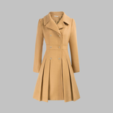 DAMI™ - Elegant Double Button Long Sleeve Coat