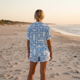 Josie - Caravan Patterned Short Set