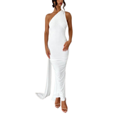 EVIERA™ – Stylish Ruched Backless Maxi Gown