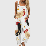 Elise – Country Chic Rooster Overalls