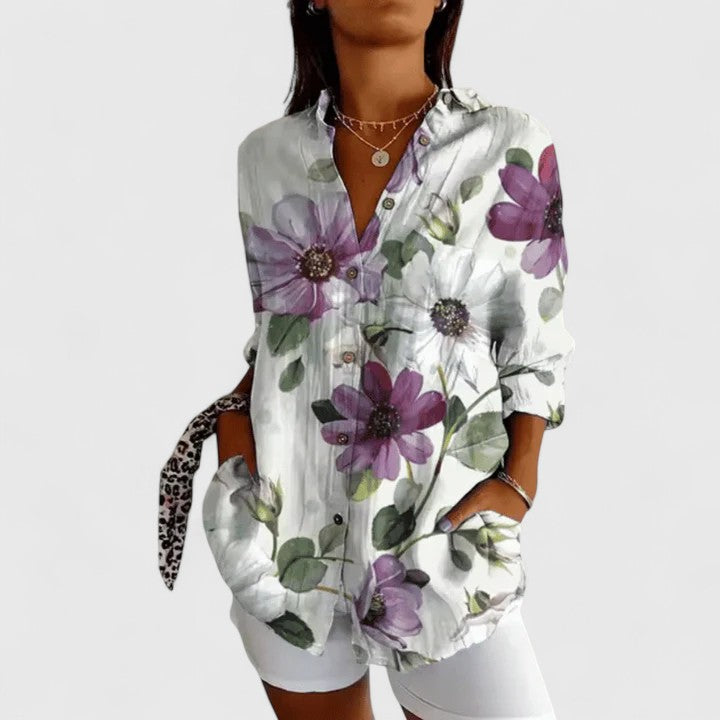 Katarine | Chic Floral Elegance Blouse