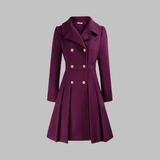 DAMI™ - Elegant Double Button Long Sleeve Coat