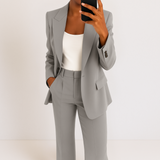 Melynda - Chic Two-Piece Suit Ensemble