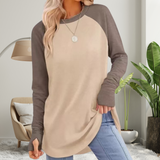 Stellan - Relaxed Long Sleeve Top with Thumb Holes