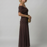 Maroubra - Elegant Flowing Dress with Stylish Neckline