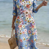 Melissa | Chic and Comfortable Mid-Length Dress