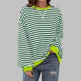 LUKA™ - Striped Long Sleeve Round Neck Casual Shirt
