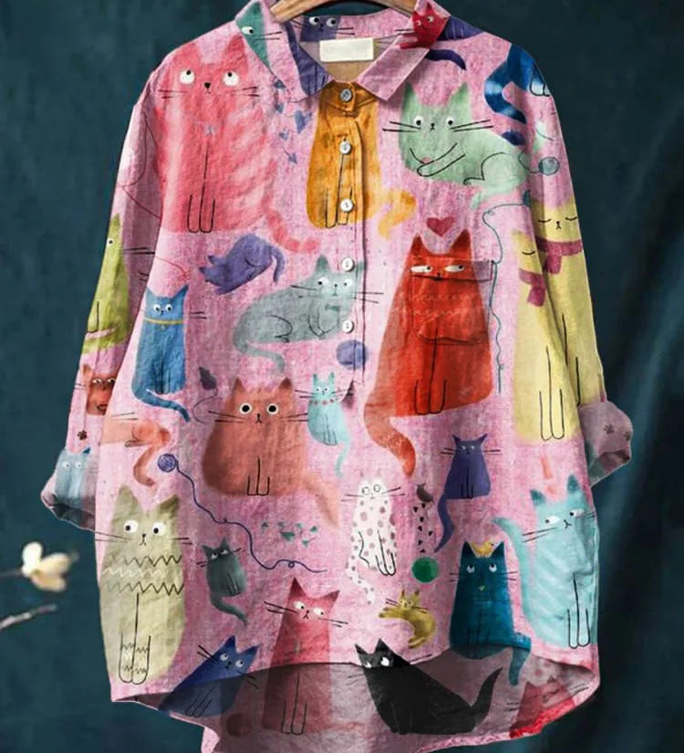 Amari - Artistic Cat Tee