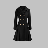 DAMI™ - Elegant Double Button Long Sleeve Coat