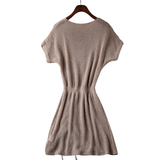 WREN™ – Round Neck Knit Top with Cutout Design