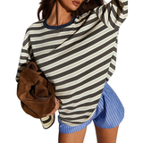 Laiza - Contemporary Striped Long Sleeve Shirt