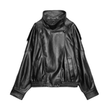 HAZEL™ – Classic Oversized Moto Jacket