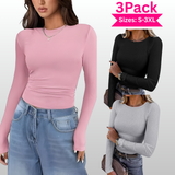 Karin - Essential Cozy Ribbed Crewneck Tee