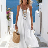 Keira - Elegant Maxi Dress with Delicate Thin Straps
