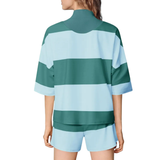 LENNIX™ – Striped Zip-Up Lounge Set