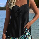 Bronte - Floral Print Tankini Set