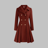 DAMI™ - Elegant Double Button Long Sleeve Coat