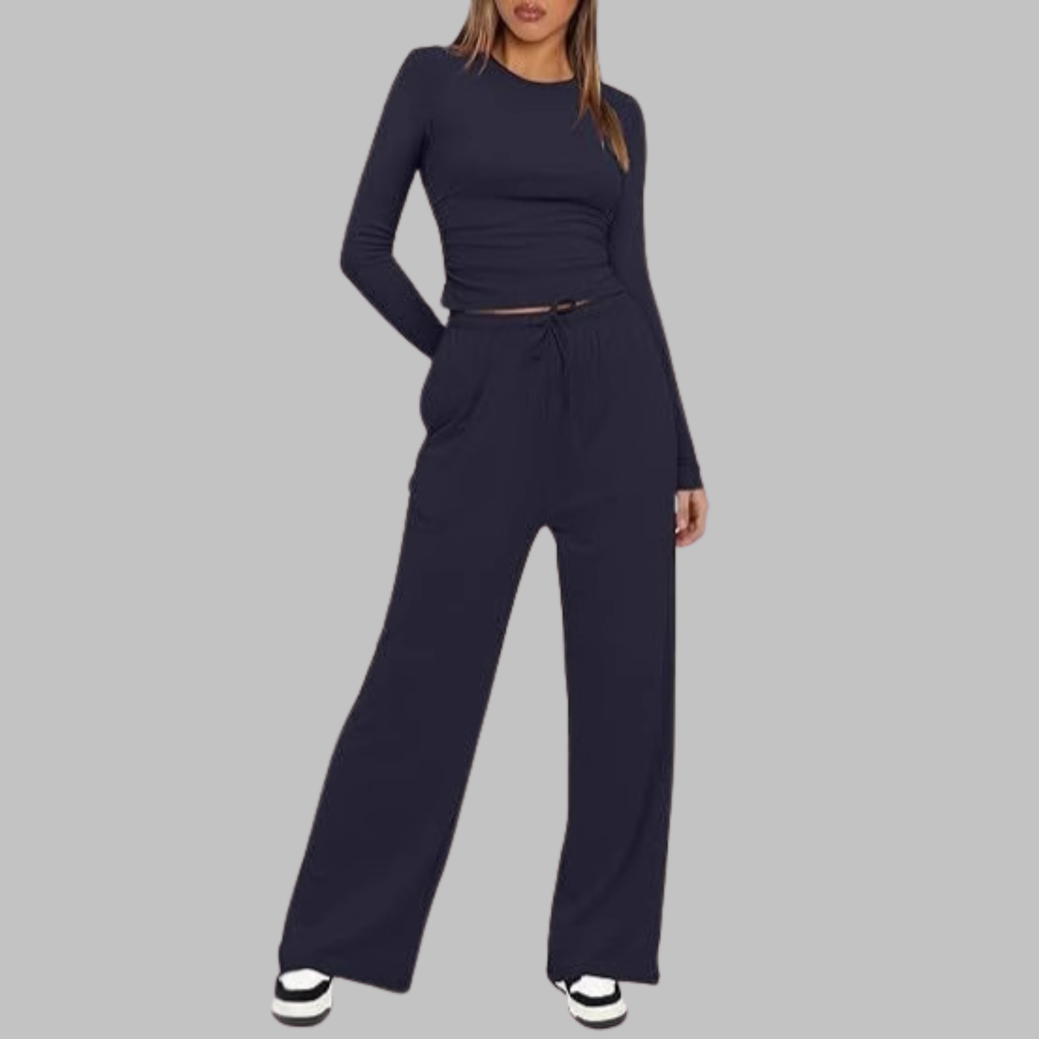 BELLET - Long Sleeve Top with Wide Fit