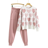 MARIANNET - Soft Knit Sweater with Cozy Heart Design