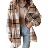 TALLULAH™ - Cozy Hooded Plaid Jacket with Relaxed Fit