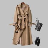 TIA™ - Chic Knee-Length Relaxed Fit Coat
