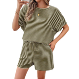 DAGMAR™ – Striped Relaxed Two-Piece Lounge Set