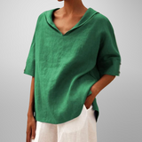 Lucy - Relaxed Fit Cotton Blouse