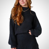 LOUISA™ - Chic Ribbed Knit Two-Piece Set for Fall