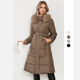 LEYLAT - Cozy Waist-Tied Plush Coat