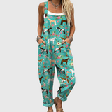 Maddison – Floral Print Horse Overalls