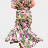 Alondra V-Neck Long Floral Dress