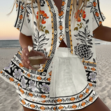 Lily - Floral Patterned Short Set