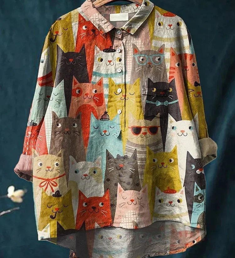Sheena - Artistic Cat Tee