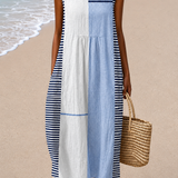 Claire - Women's Sleeveless Midi Dress with Relaxed Fit
