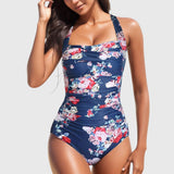 Floral One-Piece Swimsuit - Wanda Beach Collection