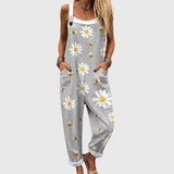 Grace – Cozy Dungarees Adorned with Daisies and Bees