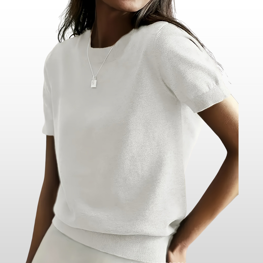 Leny - Short Sleeve Round Neck Fit Tee